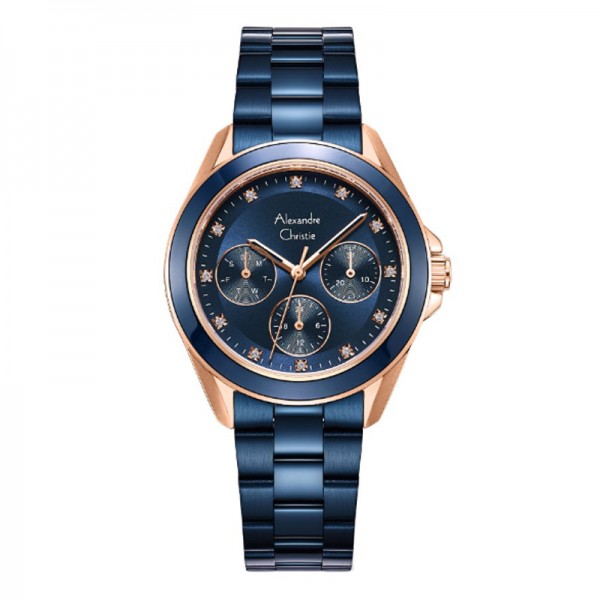 Alexandre Christie AC 2A50 Rosegold Blue BFBURBU